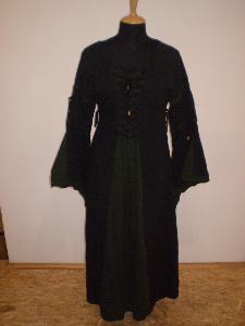 Gotické šaty - lněné